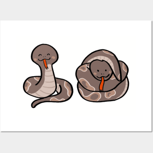 Cute ball python Posters and Art